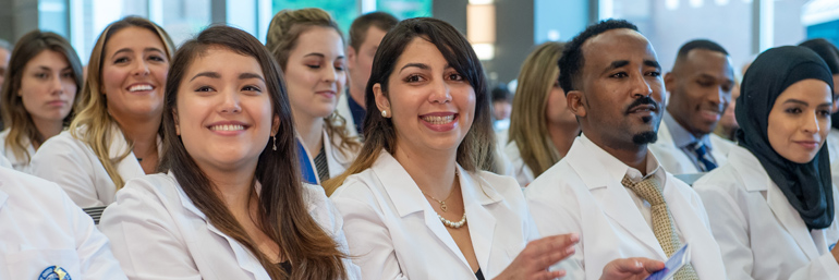 College of Pharmacy students at White Coat Ceremony