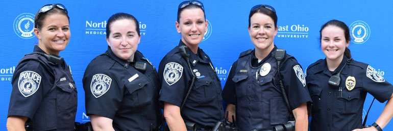 NEOMED female police officers