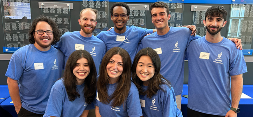 Students at NEOMED College of Medicine orientation