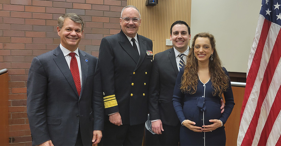 First-year medicine student commissioned in ceremony at NEOMED