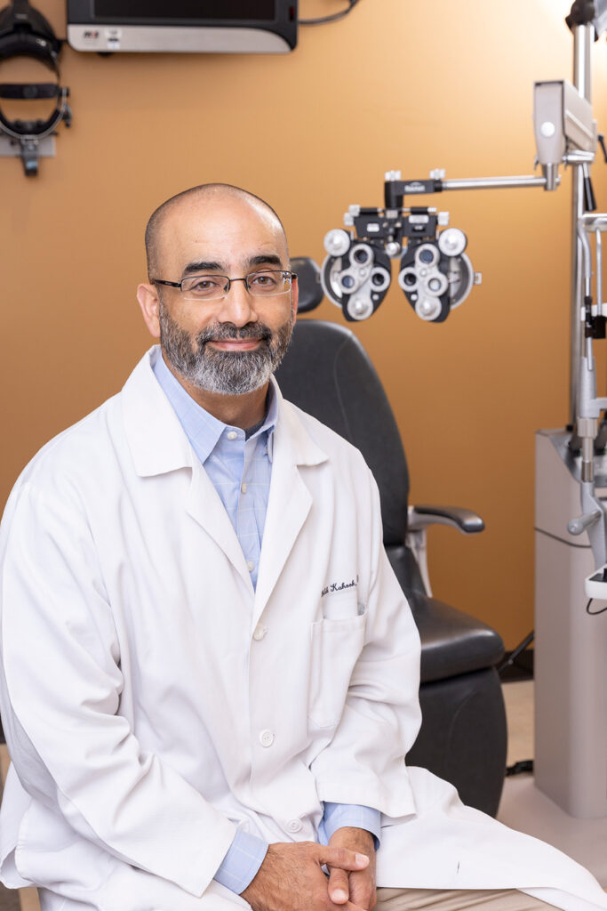 Portrait of Dr. Kahook in the clinic