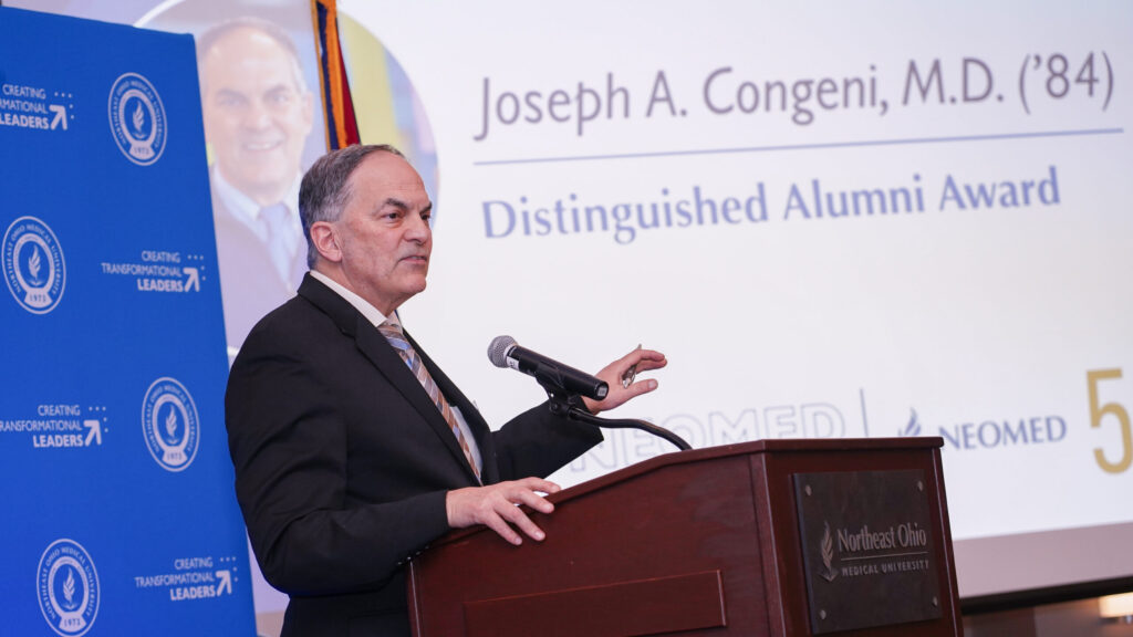 In the news: Alumnus Joe Congeni, M.D. (’84), retires from Akron Children’s Hospital