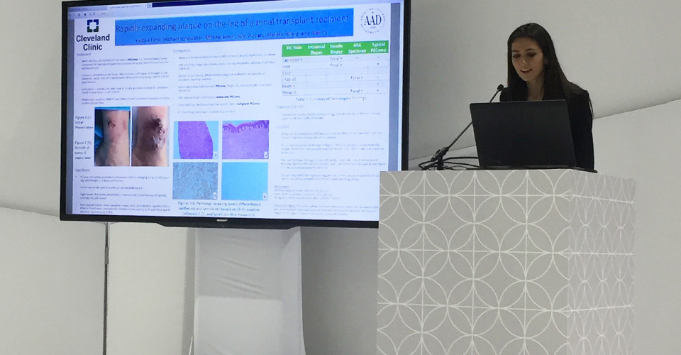 Students Present at National Dermatology Meeting: Yostina Farid