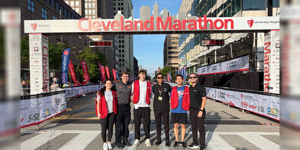 Beyond the classroom: NEOMED medical students serve as 2026 UH Cleveland Marathon volunteers