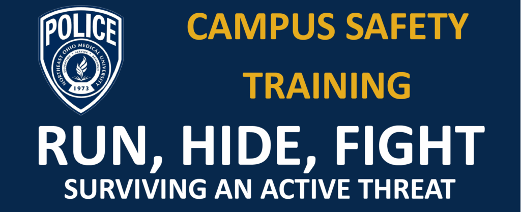 Run, Hide, Fight banner