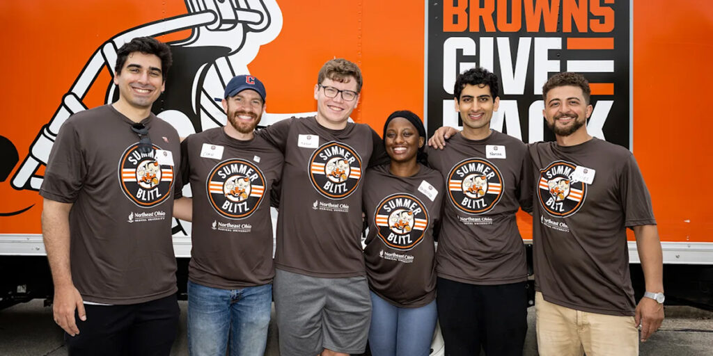 NEOMED volunteers ensure success of Browns Summer Blitz
