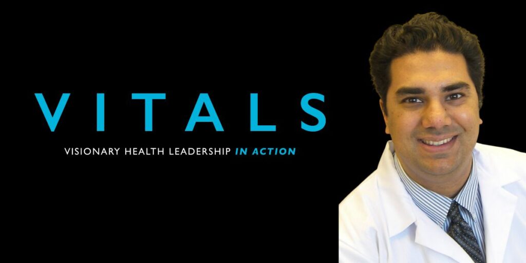 Amol Soin, M.D. (’02), joins VITALS today at noon