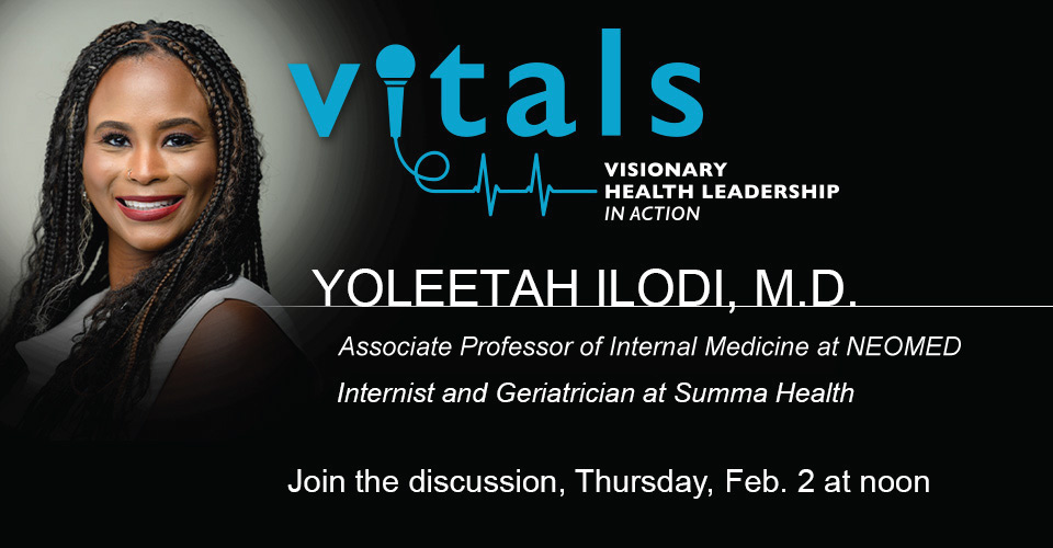 Yoleetah Ilodi, M.D., is next VITALS speaker