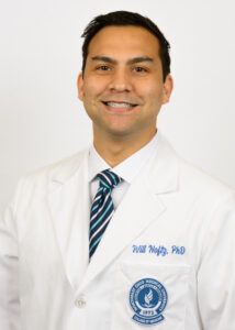 Headshot of William Noftz in white coat