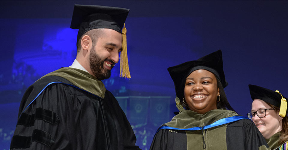 Fady Abdlrasul, Pharm.D. (’14), Gives Keynote Address at Bio-Med Commencement