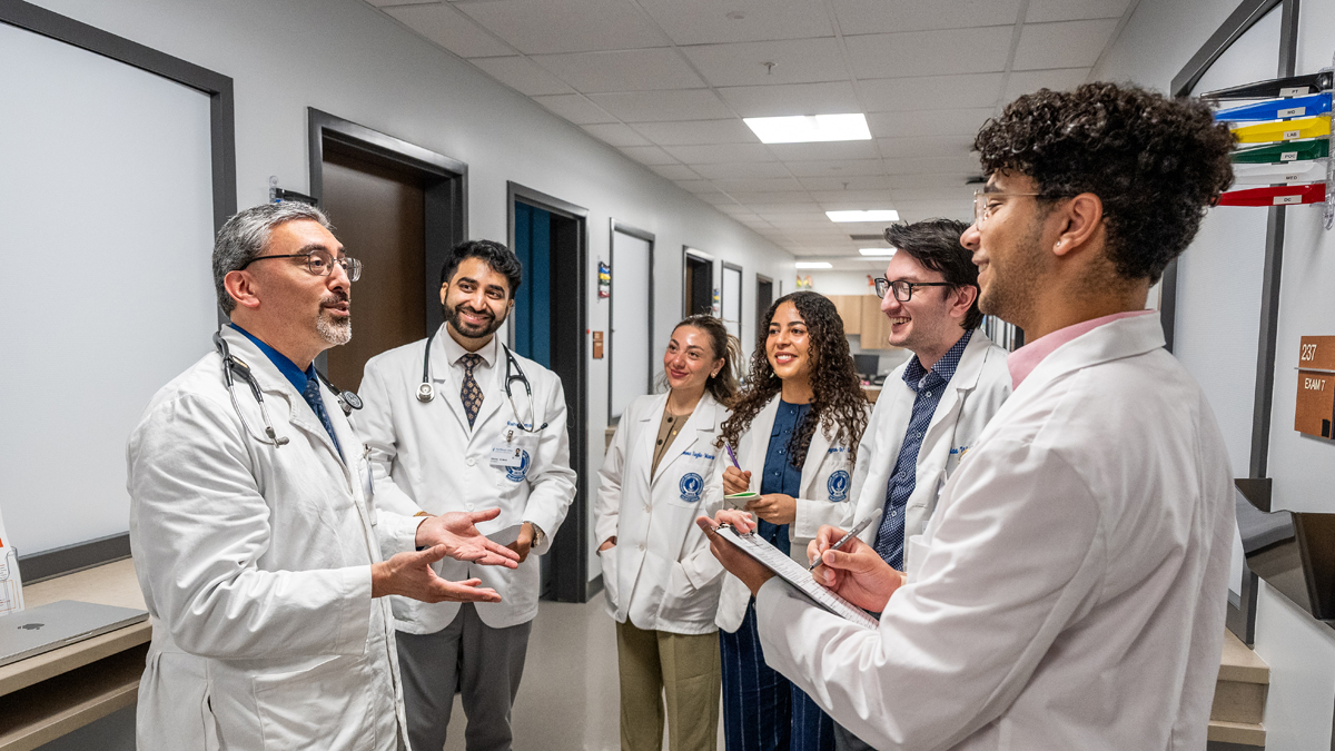 Students and Doctors at NEOMED Free Clinic
