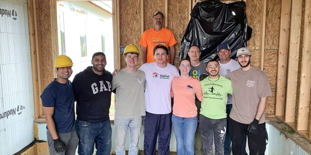 NEOMED students build new campus chapter of Habitat for Humanity