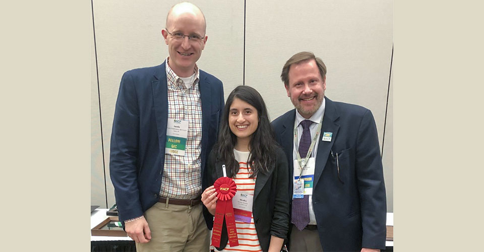 Student Poster Earns Recognition at Ohio ACP Conference