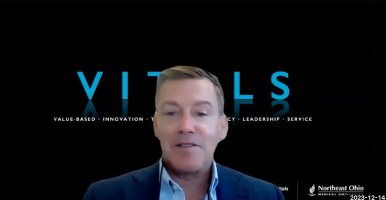 Pronovost discusses leading with love in monthly VITALS program