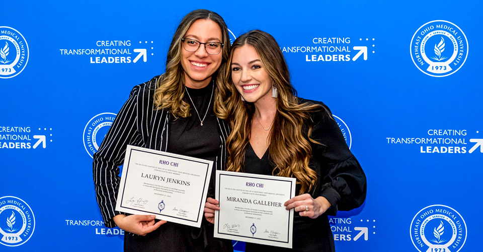 Rho Chi Honor Society Welcomes Pharmacy Students as New Inductees