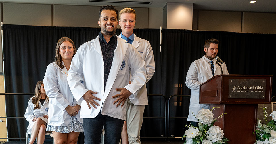 College of Pharmacy welcomes Class of 2028 at White Coat Ceremony