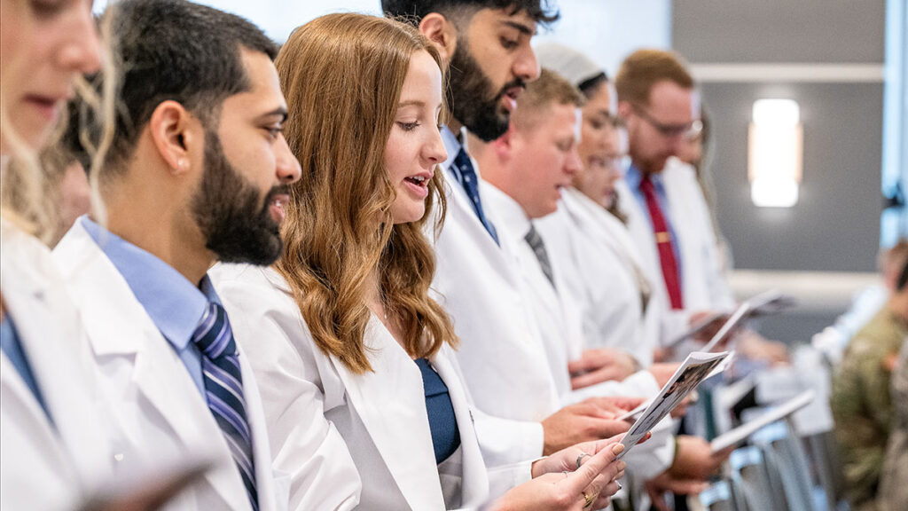 Images from Friday’s White Coat Ceremony