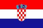 The flag of Croatia.