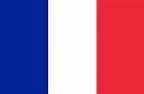 The flag of France.