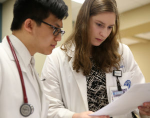 Students working in the SOAR clinic