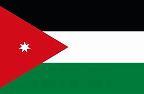 The flag of Jordan.