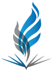 Northeast Ohio Medical University logo, flame only icon