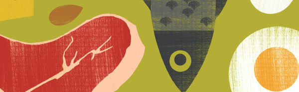 illustration of foods