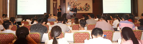 Group of Chinese exchange students