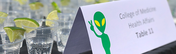 Mocktails on a table