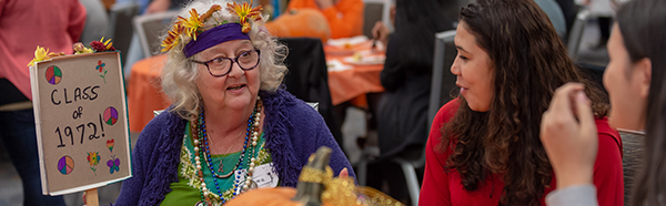Attendees of the NEOMED intergenerational Halloween party