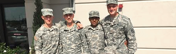 Veterans in uniform