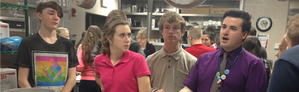 Students in laboratory