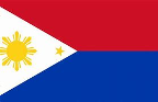 The flag of the Philippines.