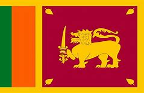 The flag of Sri Lanka.