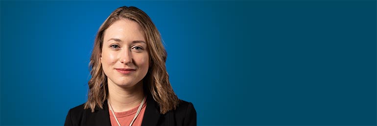 Stephanie Zampino, Pharm.D. (’18), a faculty advisor to the Student-Run Free Clinic