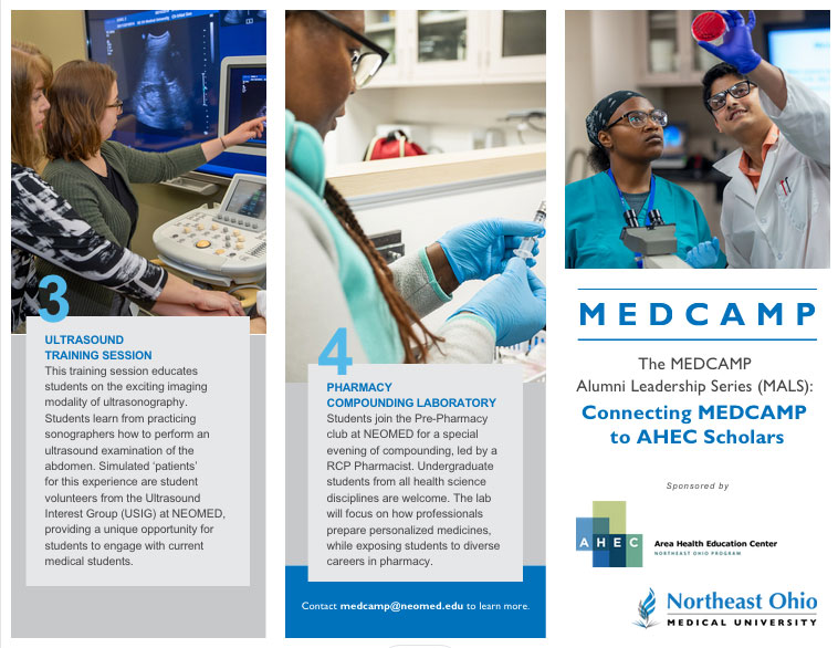 An example of a tri-fold brochure you can make in Canva