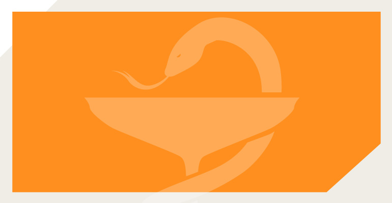 Logo for the College of Pharmacy.