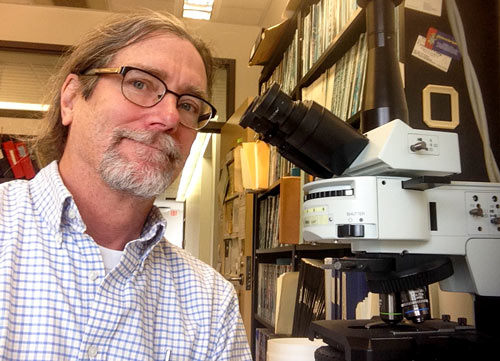 Dr. William Lynch in his office.