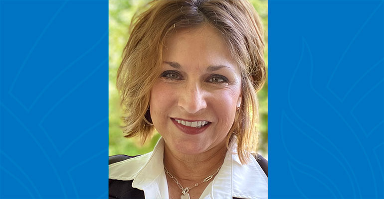 A portrait of Nicole Kent-Strollo, NEOMED's dean of students.